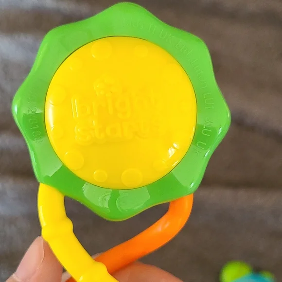 Two Colorful Baby Rattles - Picture 2 of 6